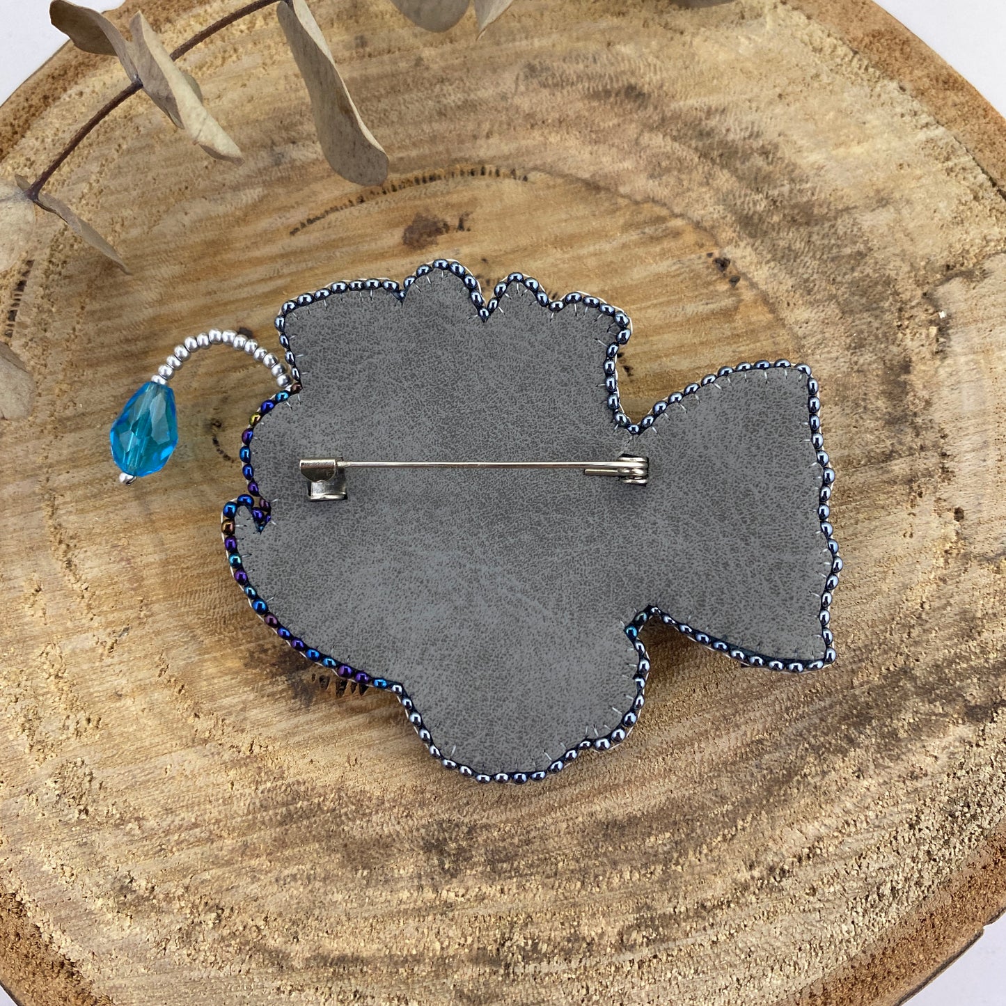 Anglerfish Beaded Brooch
