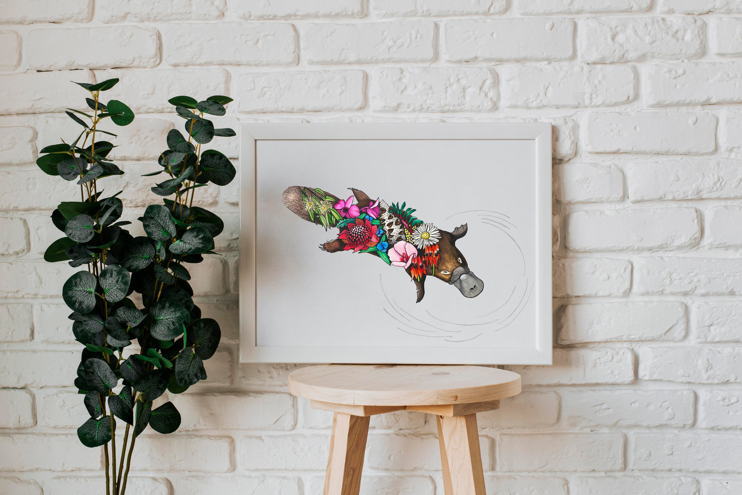 Watercolour Platypus Artwork