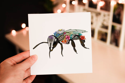 Watercolour Stingless Bee Greeting Card