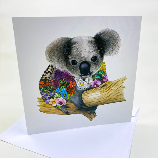 Watercolour Koala Greeting Card