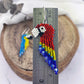 Macaw Bird Beaded Earrings
