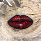Lips Beaded Brooch