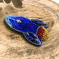 Rocket Beaded Brooch