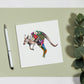 Watercolour Kangaroo Greeting Card