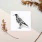 Watercolour Magpie Greeting Card