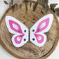 Shoe Wings - Pink Butterfly