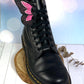 Shoe Wings - Pink and Black Butterfly