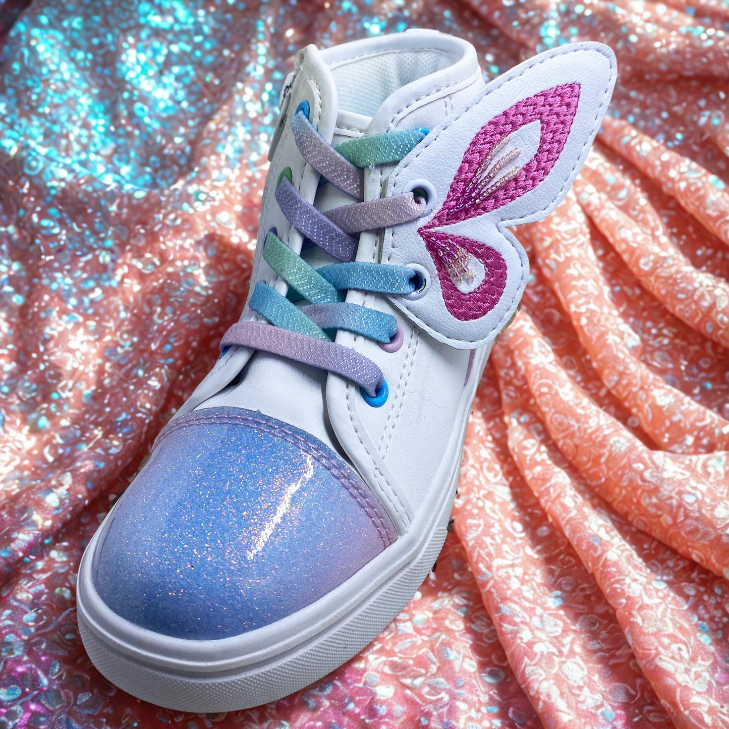 Shoe Wings - Pink Butterfly