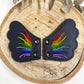 Shoe Wings - Rainbow Butterfly