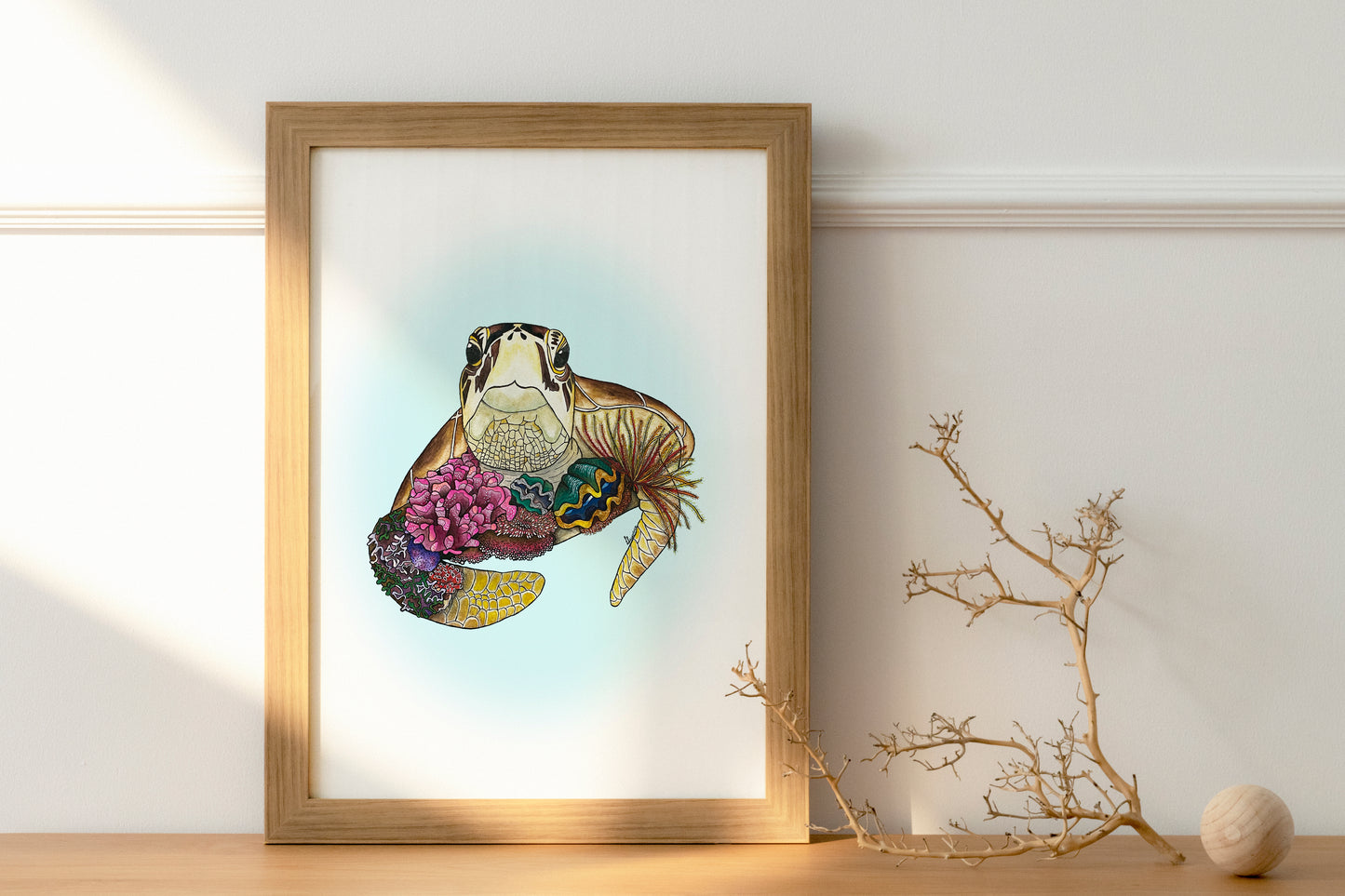 Watercolour Turtle Artwork