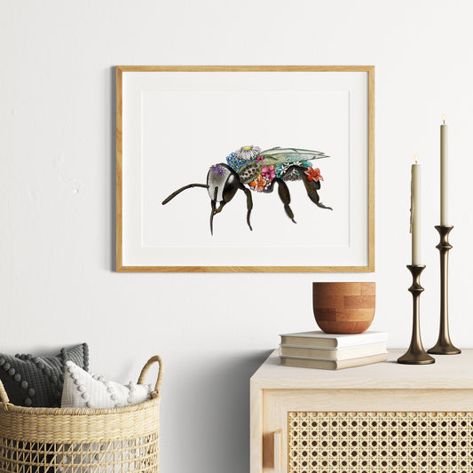 Watercolour Stingless Bee Artwork