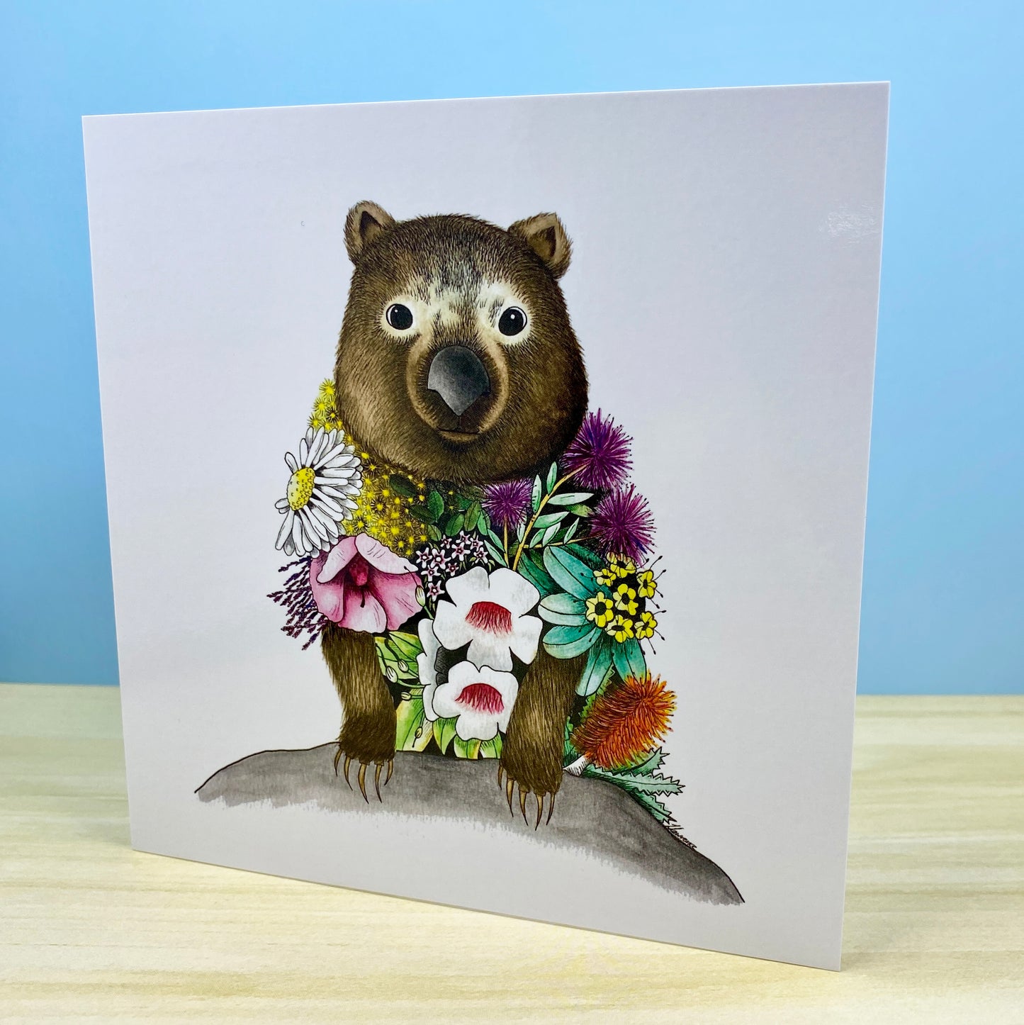 Watercolour Australian Native Animal Greeting Card Pack of 4