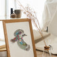 Watercolour Kookaburra Artwork