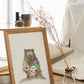 Watercolour Wombat Artwork