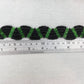 Green and Black Wavy Beaded Bracelet