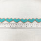 Turquoise Beaded Heart Bracelet