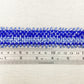 Blue Beaded Bracelet with Crystals