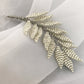 Metallic Beaded Leaves Hair Accessories