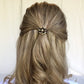 Black and Gold Beaded Hair Accessories - Wedding Set
