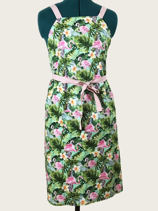 Watermelon & Flamingo Apron