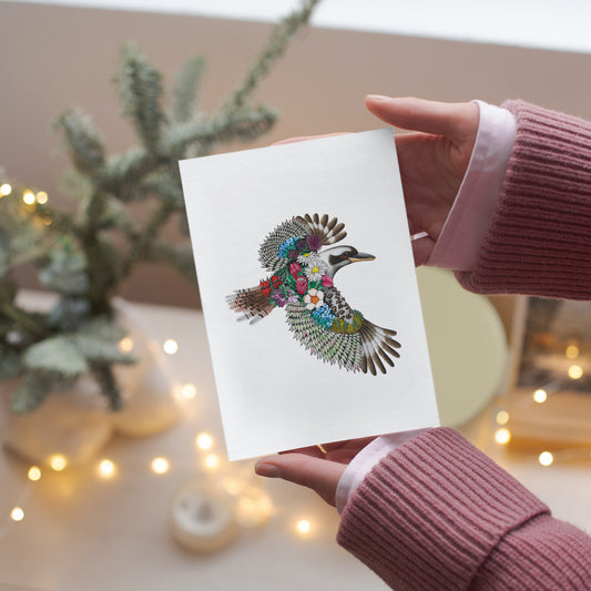 Watercolour Kookaburra Greeting Card